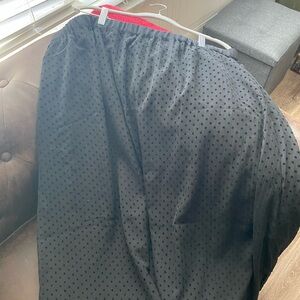 Black Polka Dot Skirt